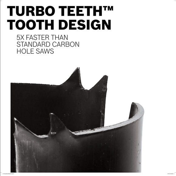 NWT BOSCH HCD212 2-1/8 In. Daredevil Wood Hole Saw with Arbor - Picture 6 of 6